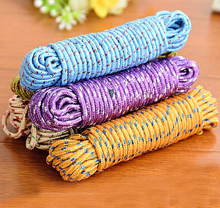 Winberg clothline Laundry Rope Naylon Random Colour (Cloth, 20 Meter) -  Glitter Collection