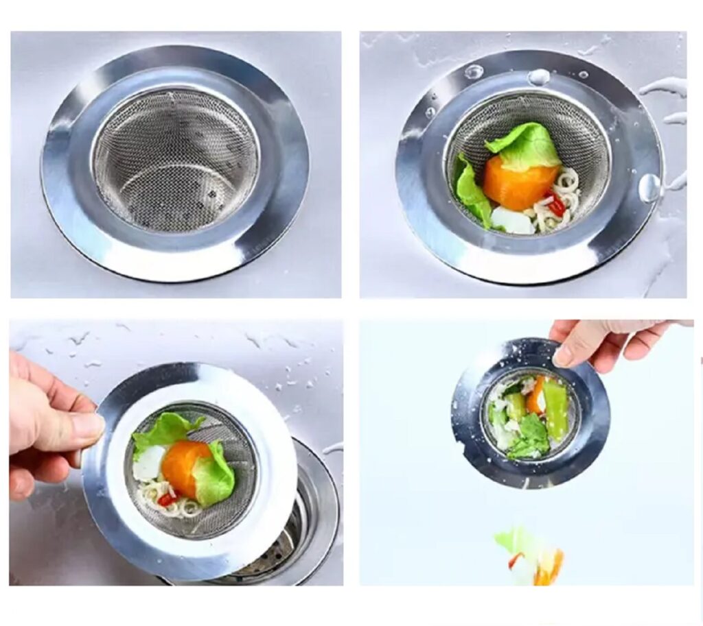 Winberg ® Wash Basin Kitchen Sink Jali Strainer Pack of 2 steelness ...